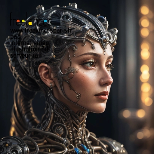 Pao internet vidéo illustration 3d serveur intelligence générative freelance paris studio de création 63W2JD00